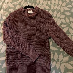 Aritzia Wilfred wine pullover sweater small